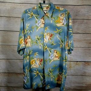 Campia Moda Hawaiian Aloha Shirt Pin-Up Bikini